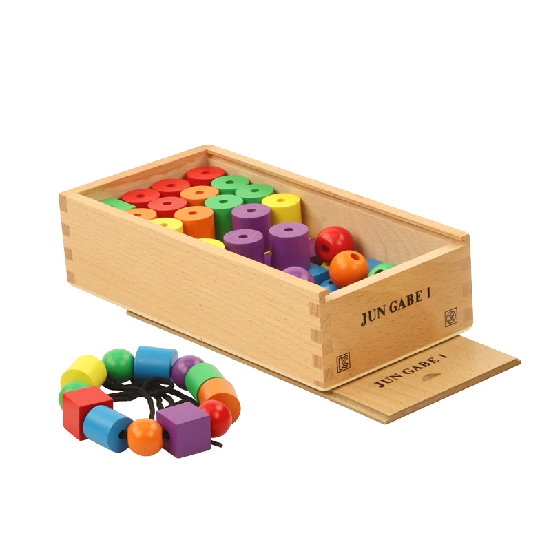 
Wooden montessori materials teaching tool Froebel GABE J1 J2 