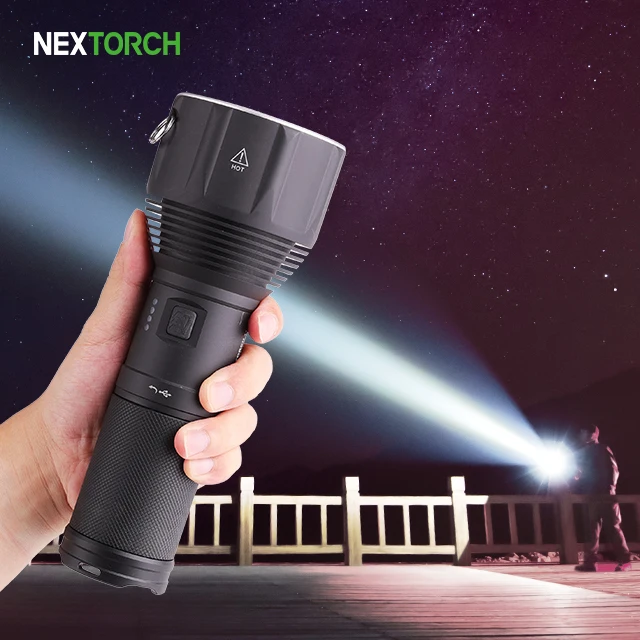 super bright strong searching flashlight  Nextorch saint torch 11 self defense gadgets tactical emergency light rechargeable