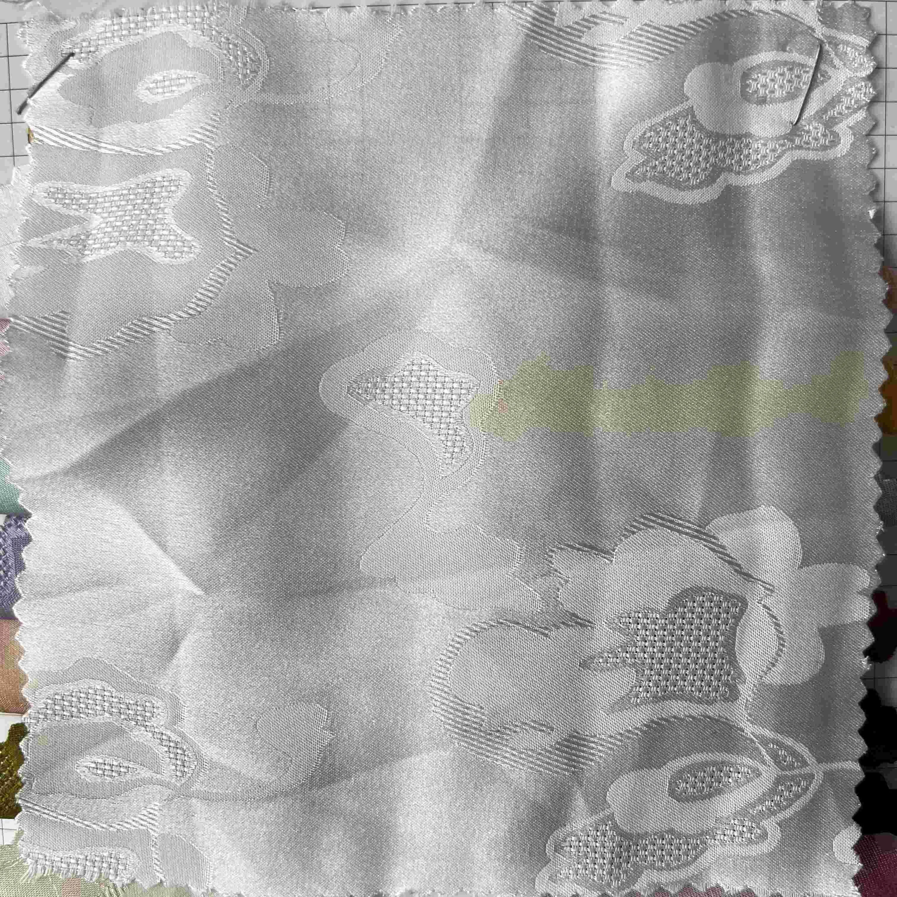 Wholesale in stock high quality lotus imitation mulberry natural silk fabric for clothing