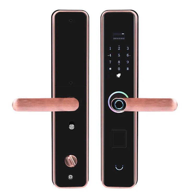 Fingerprint Electronic Smart Digital Keyless Door Lock Password Card Key biometric fingerprint door lock smart home card keyless