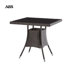 2021 Cheap price rattan table and chair good quality rattan chair for coofe table