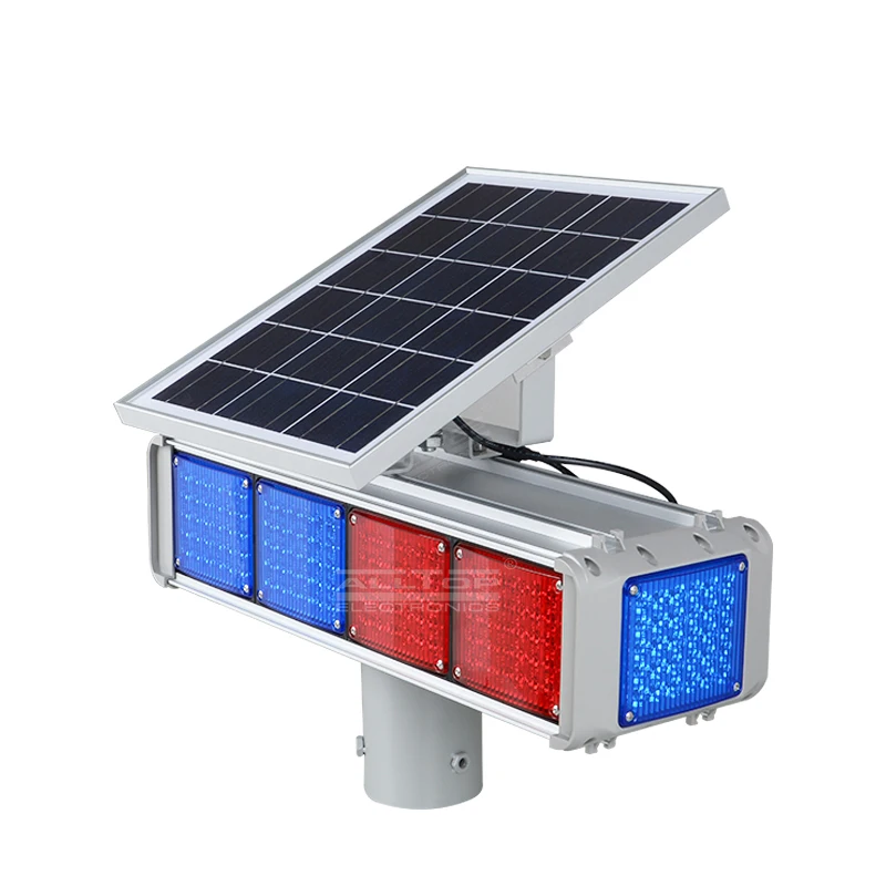 ALLTOP China Factory Sell Wholesale Led Flare Safety Warning Solar Signal Traffic Light