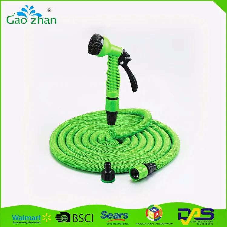 Оптовая продажа, гибкий садовый шланг 25 футов, портативный расширяемый шланг по заводской цене