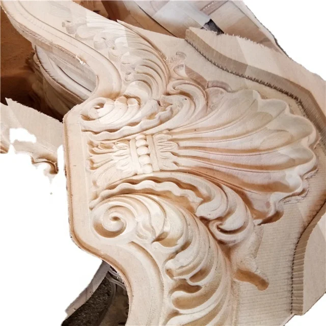 Solid wood carving bed leg table leg