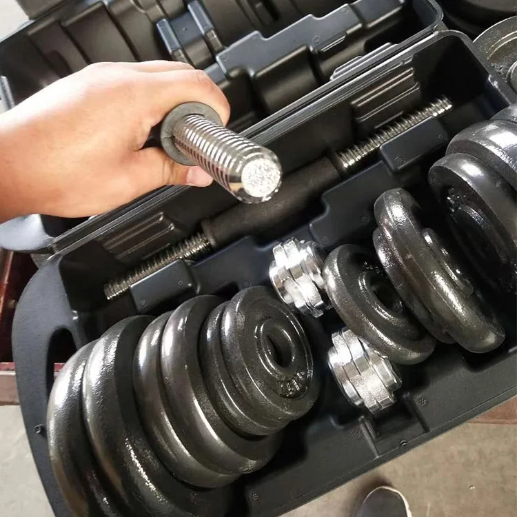 
Portable 15kg 20kg 30kg chrome dumbbell set combination dumbbell for sale 