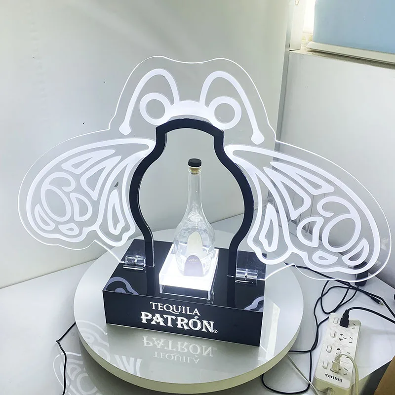 2021 Honeybee LED Bottle Glorifier Bottle Display presenter 1 bottle