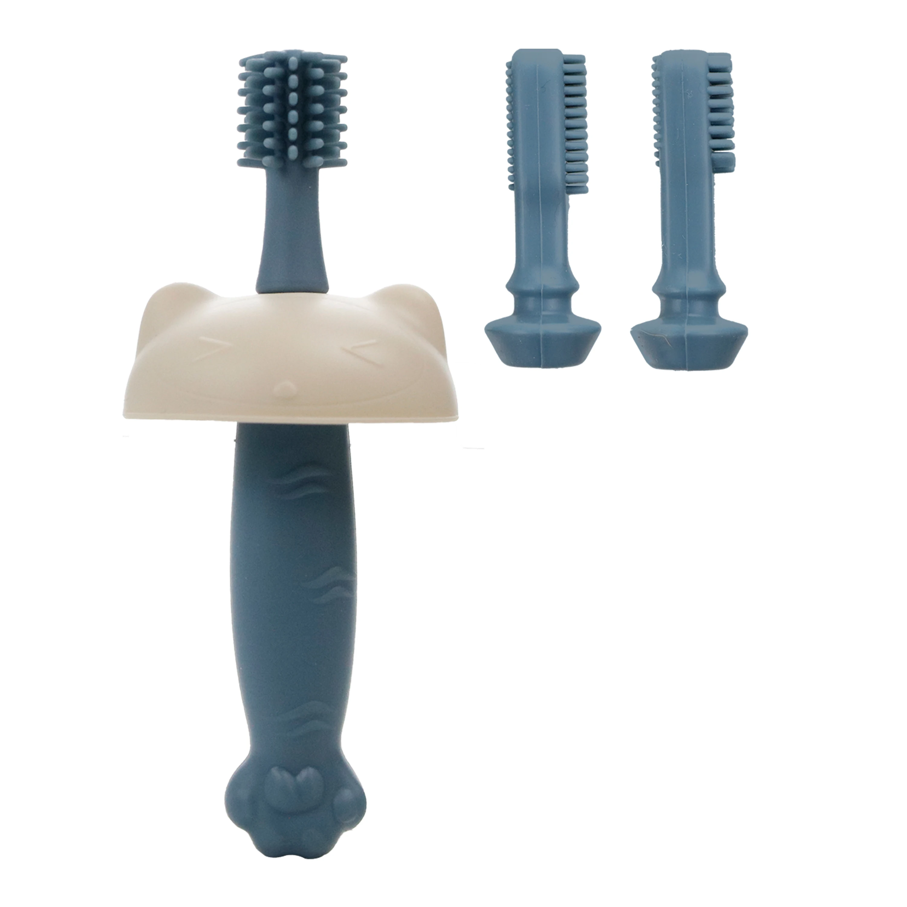 Factory Price Factory Direct Sales Baby Product Food Grade Silicone Cat Tooth Brush