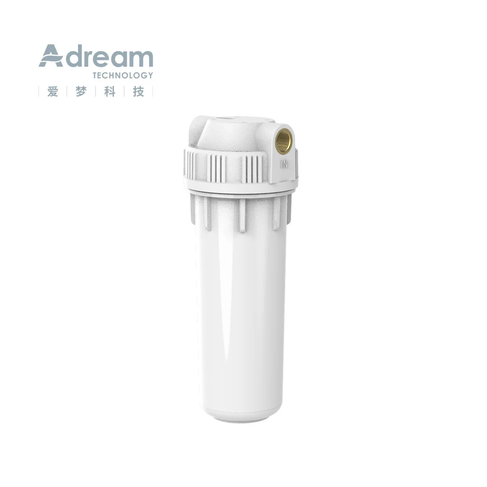 ADREAM TECH 10inch Type E filter cartridge housing Transparent White Blue Filter Housing for RO Reverse Osmosis