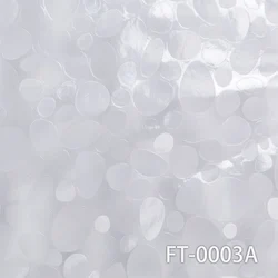 180 см Экологически чистая оптовая продажа 3D прозрачная белая пластиковая душевая занавеска PEVA