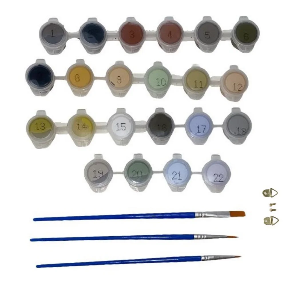 Acrylic Paint by Number Kits on Canvas Landscape Digital Oil Art Number Painting in Stock in US Flower Floral Rectangle Portrait