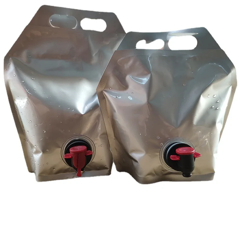 Bag In Box Reusable White 1 3 Litre Aluminum Foil Stand Up Pouch Coffee Pouches Liquid Valve For Liquid Egg