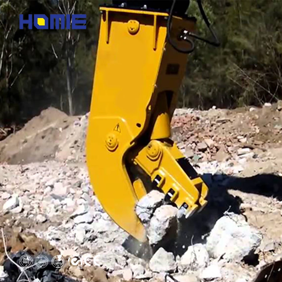 Экскаватор гидравлический вращающийся роторный каменный бетонный измельчитель для вторичного сносного экскаватора