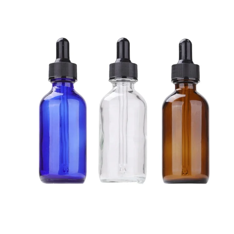 15ml 30ml 60ml 120ml 240ml 480ml 1OZ 2OZ 4OZ 8OZ 16OZ amber essential oil dropper bottle clear boston round glass bottle