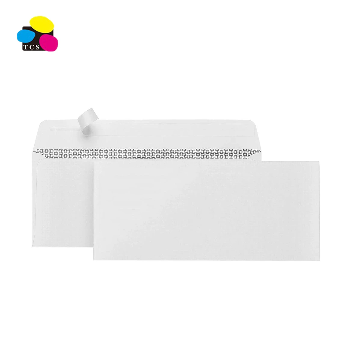 China manufacture 11x22cm 100pcs/tray Recycled 100gsm paper self seal wallet shipping envelope