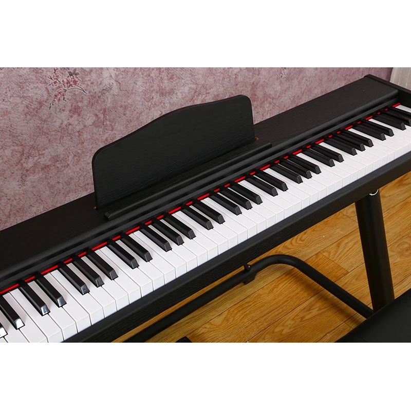 88001 Music Beginner Electron Portable Piano Digital Piano 88 Keys Electronic Piano Keyboard Musical Instrument