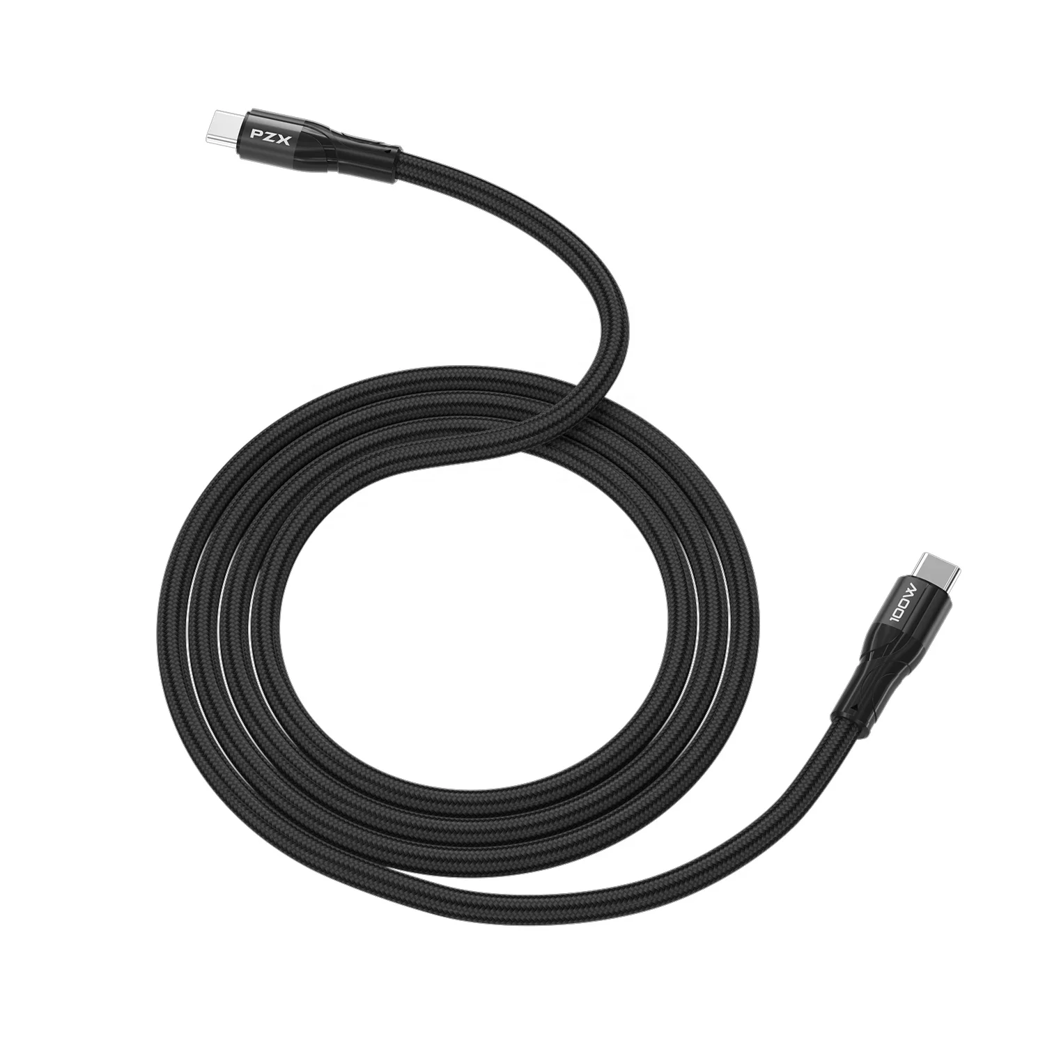 2022 PZX 100W New Design 2 meters Cable Super  Charging PD 100W USB C To USB C PD Charging USB Cable PD  For Laptop phones V187