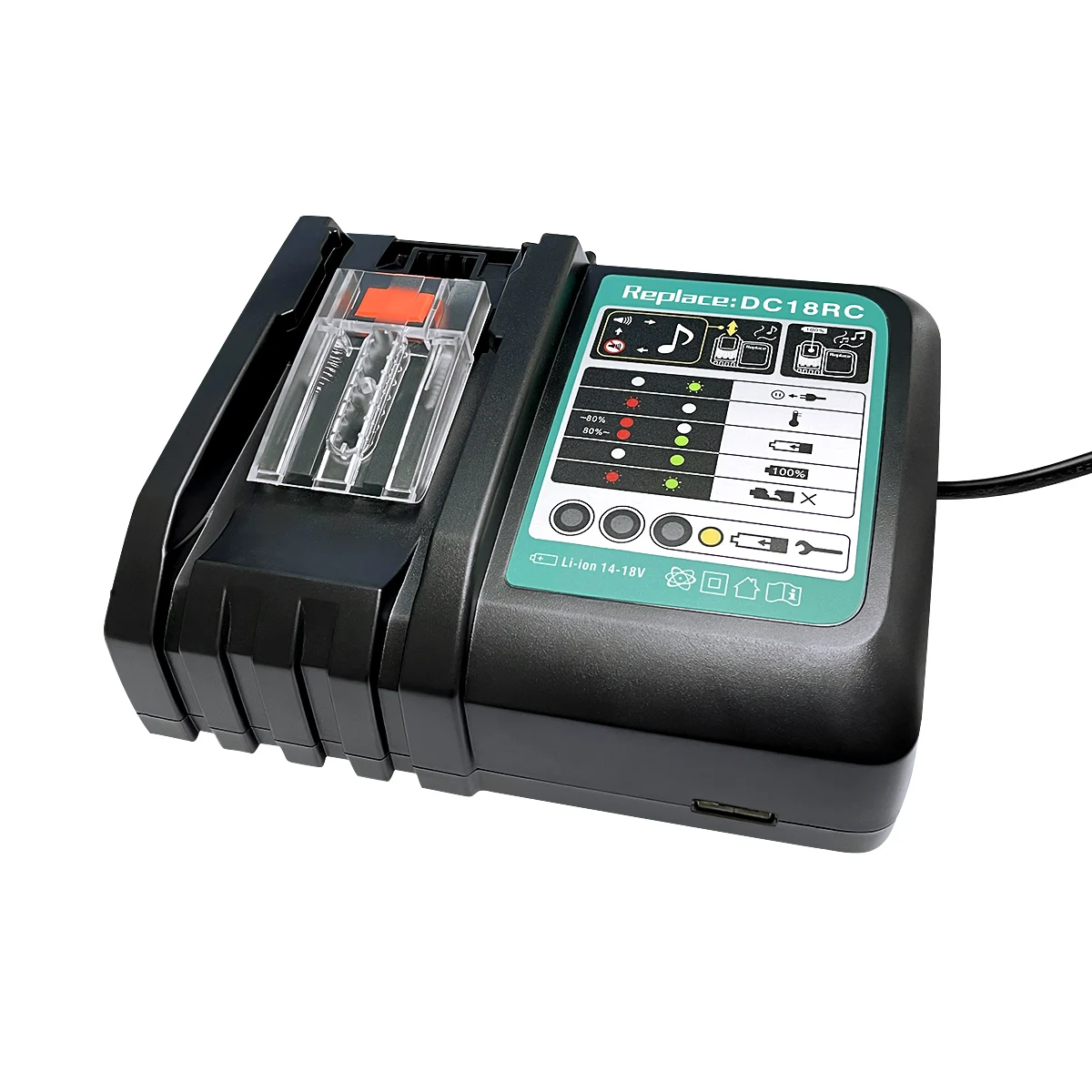 3A зарядное устройство DC18RC Совместимо с Makita 14 4 в-18 в литий-ионная батарея BL1850 BL1860 BL1430