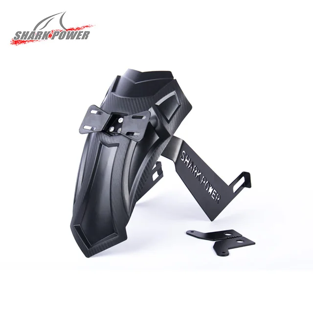 Shark Power Motorcycle Short Rear Wheel Fender Cover Mudguard Fender Rear Fender Covers for M-Slaz Xaber