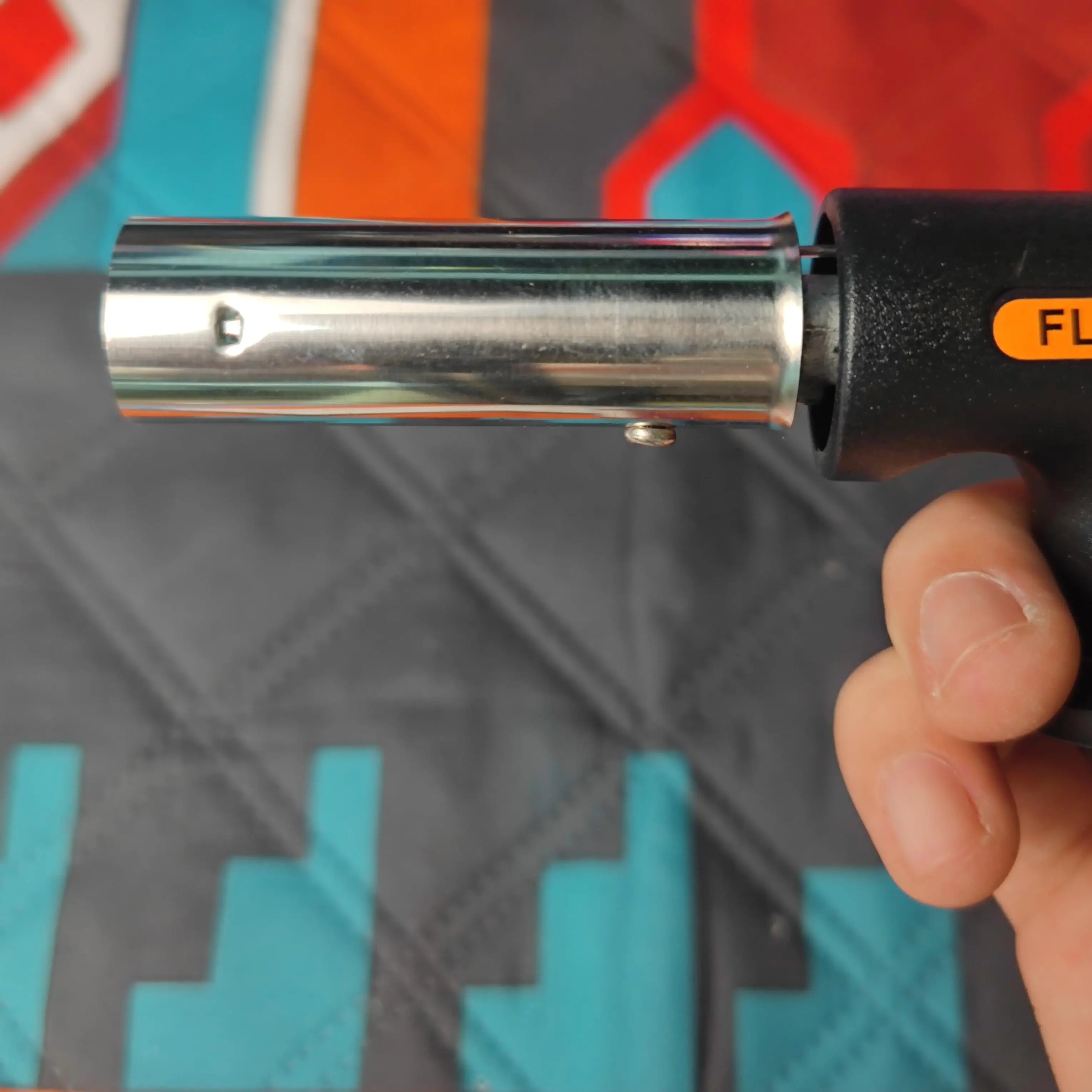 High quality custom logo Aluminum Heating Torch Lighter Portable Welding Flame Gun