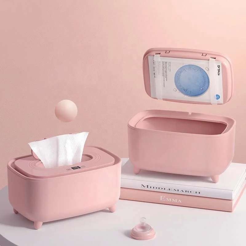 Hot Sale Large Capacity LED Changing Light Warms Quickly and Evenly Baby Wet Wipes Warmer Support Everyday 240V/220V/110V PP/ABS