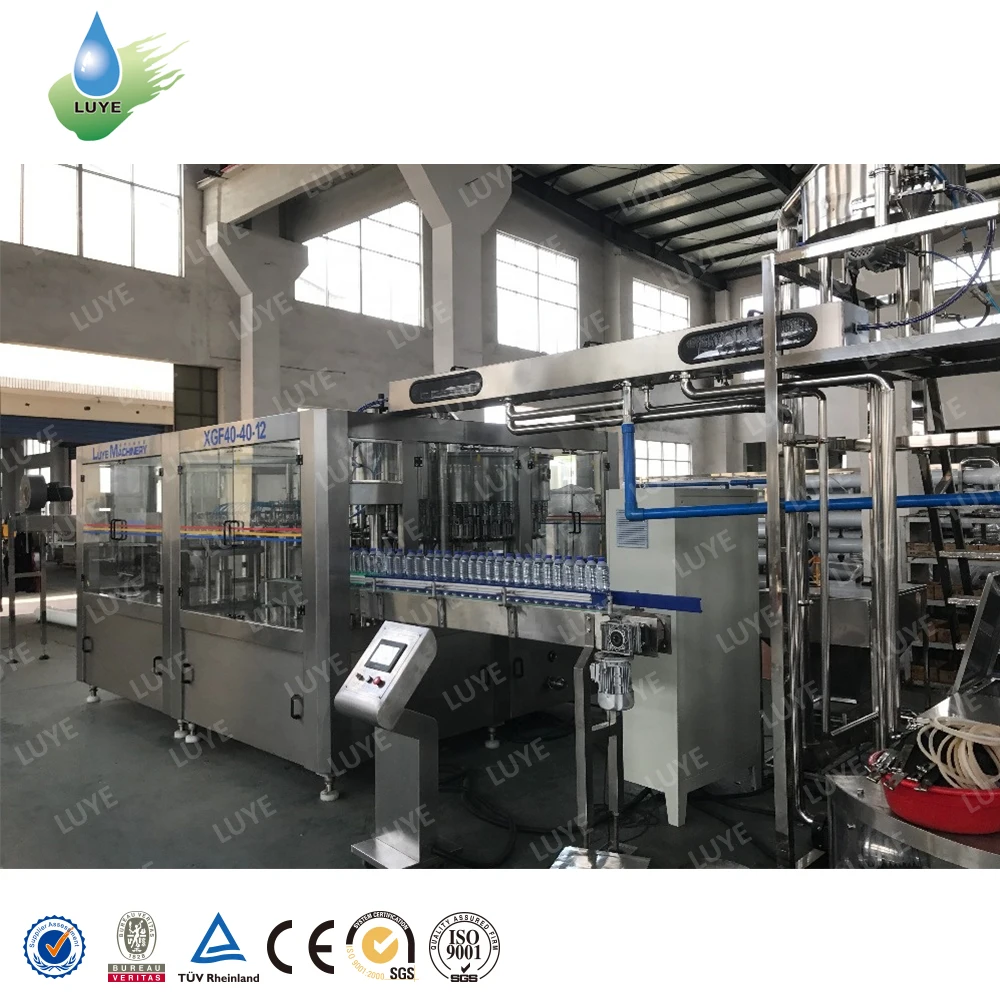 2022 Hot Sale Automatic Food Beverage Machinery Electronics Production Equipment Drinking Water Bottle Bottling Filling Machine