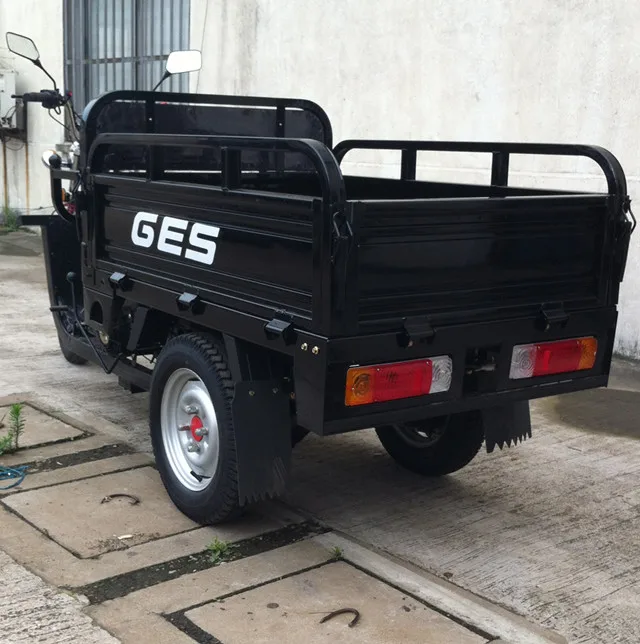 50cc/110cc/125cc horizontal engine cargo tricycle/three wheeler