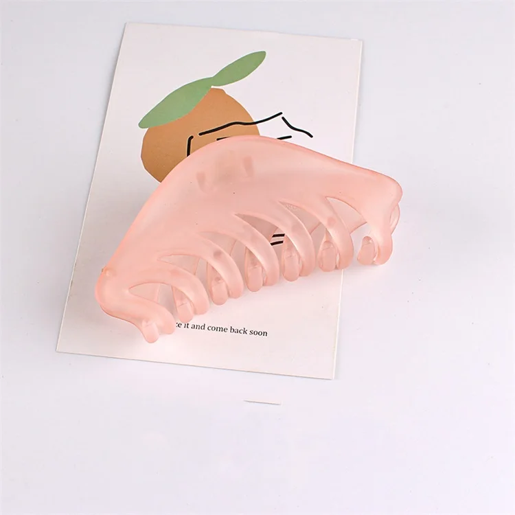 Заколки для волос с акриловыми бабочками, японский и корейский зажим, цветные полукруглые большие матовые украшения, аксессуары, женские зажимы для волос