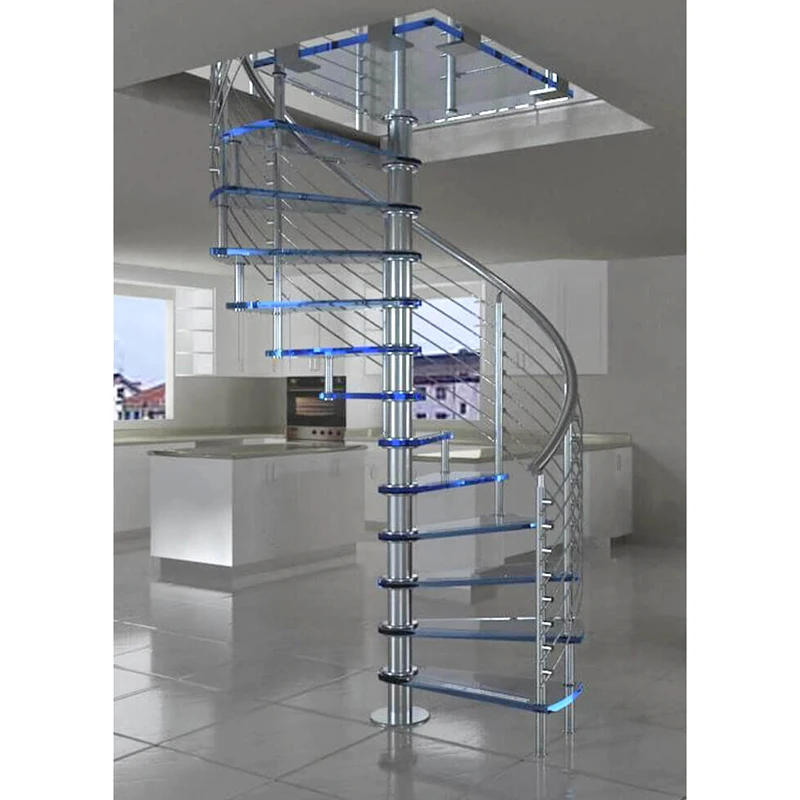 Wonderful Wooden Steps Stair with Nice Led Light Stair Treads