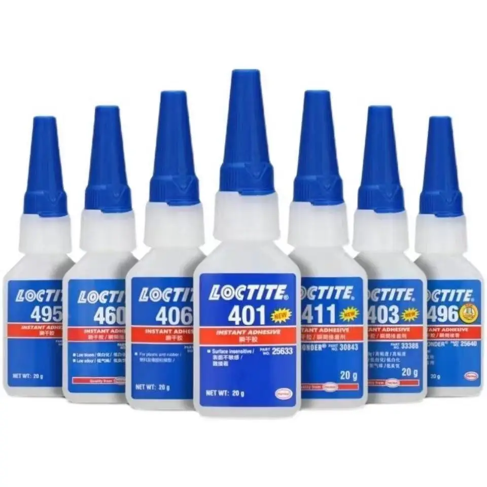 Henkel 401 406 415 495 glue Plastic PVC Super Glue  PP Rubber Instant Adhesive solder metal glue
