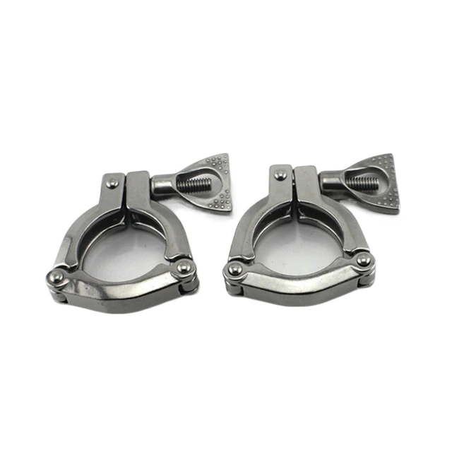Sanitary Stainless Steel Pipe Fitting Three Piece Clamp Ring