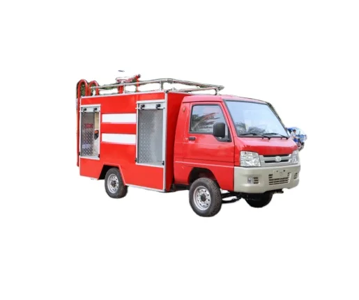 Flexible operation of small fire trucks, emergency sprinkler and rescue vehicles, property and community fire patrol vehicles