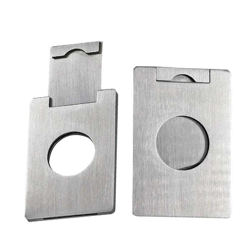 DESITA High Quality Custom Smoking Cigar Accessories Travel Portable Stainless Steel Metal Cigar Cutter Scissor