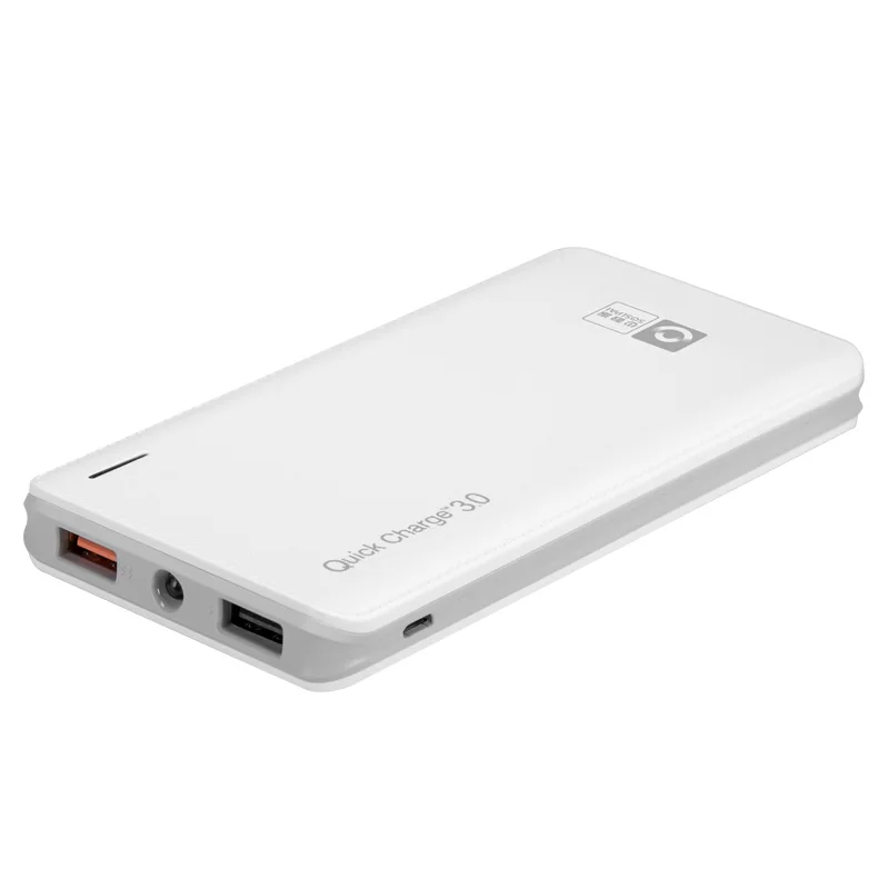 
Cheap price qc3.0 powerbank 10000mah fast charging 12v leather powerbank 