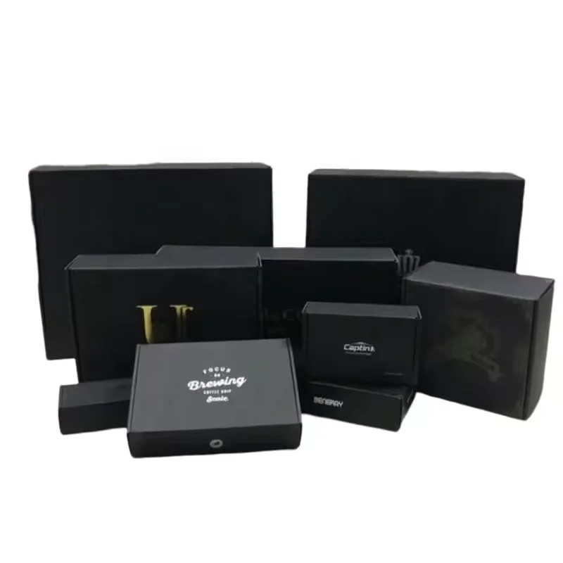 Mailer boxes Custom printing Logo Shipping Corrugated Folding Box With Self Adhesive Zipper Mailing Gift Box