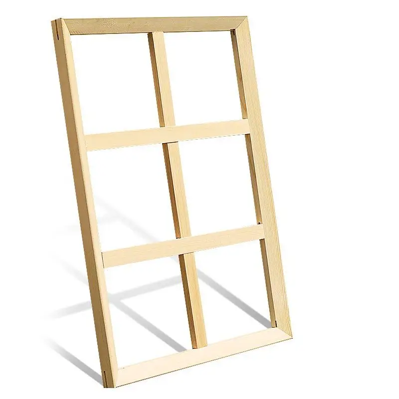 Manufacturers Custom surface width 3.8cm thick 3.7cm high quality 180*90cm large size pine wood frame for billboard making