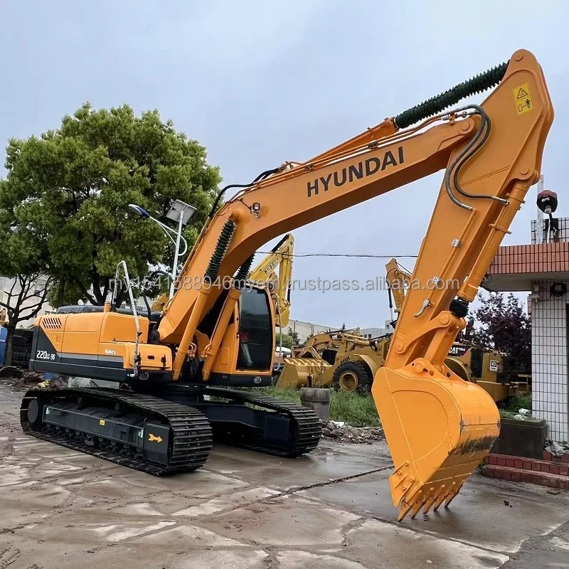 South Korea made Hyundai Robex 220-9s excavator 22ton 220Lc Hyundai excavator price