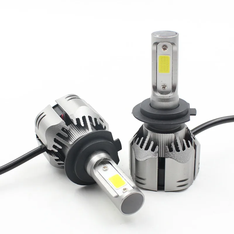 R11 wholesale led headlights H7 50W 12000LM COB led car headlights H11 9005 9006 H1 H3 880 881 5202 car led lights H4 headlights