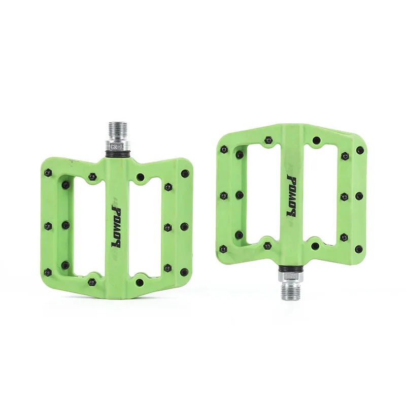 Ultralight Bike Parts Different Colors Big Foot Bearing Nylon Fiber Pedal for Road Bicycle