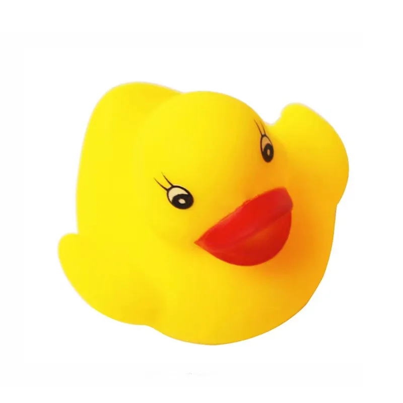 Mini Yellow Rubber duck PVC Bath toy Sound Floating Ducks Children Swimming Beach Gifts