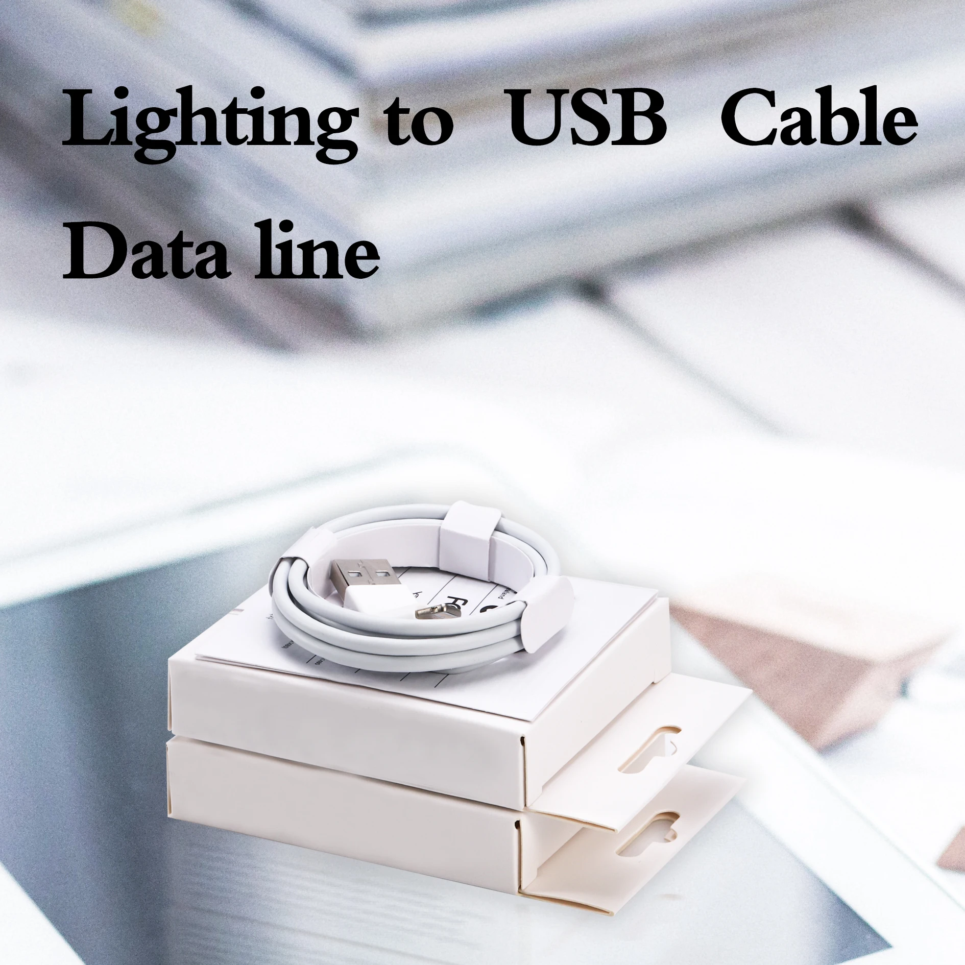  Горячая распродажа! tideseer белый 1 м Od 3 0 мм Usb зарядными кабелями полный 5w 5v 1a ТПЭ 8-контактный освещения кабель для