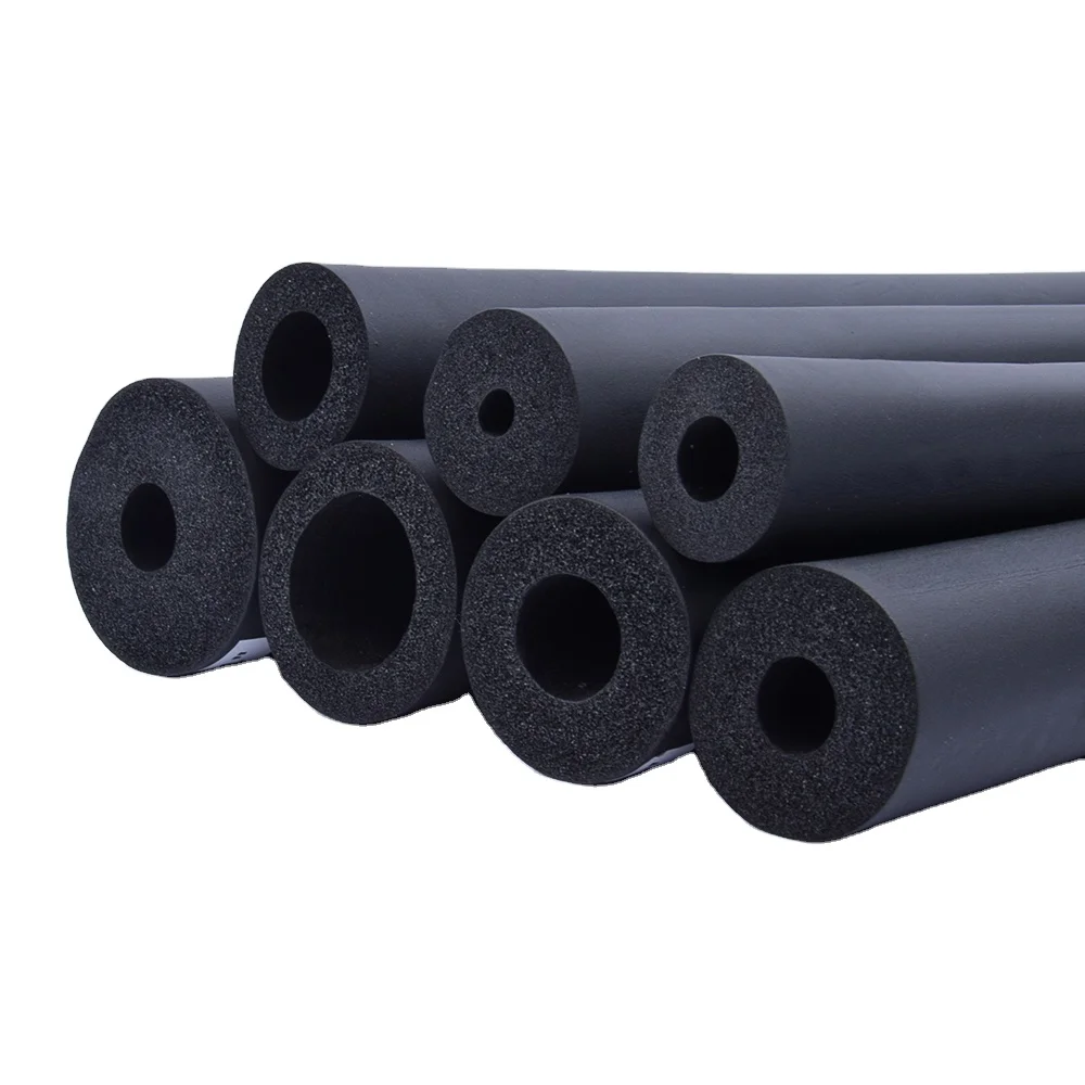pvc /nbr rubber plastic insulation pipe foam tubes material for oil materials