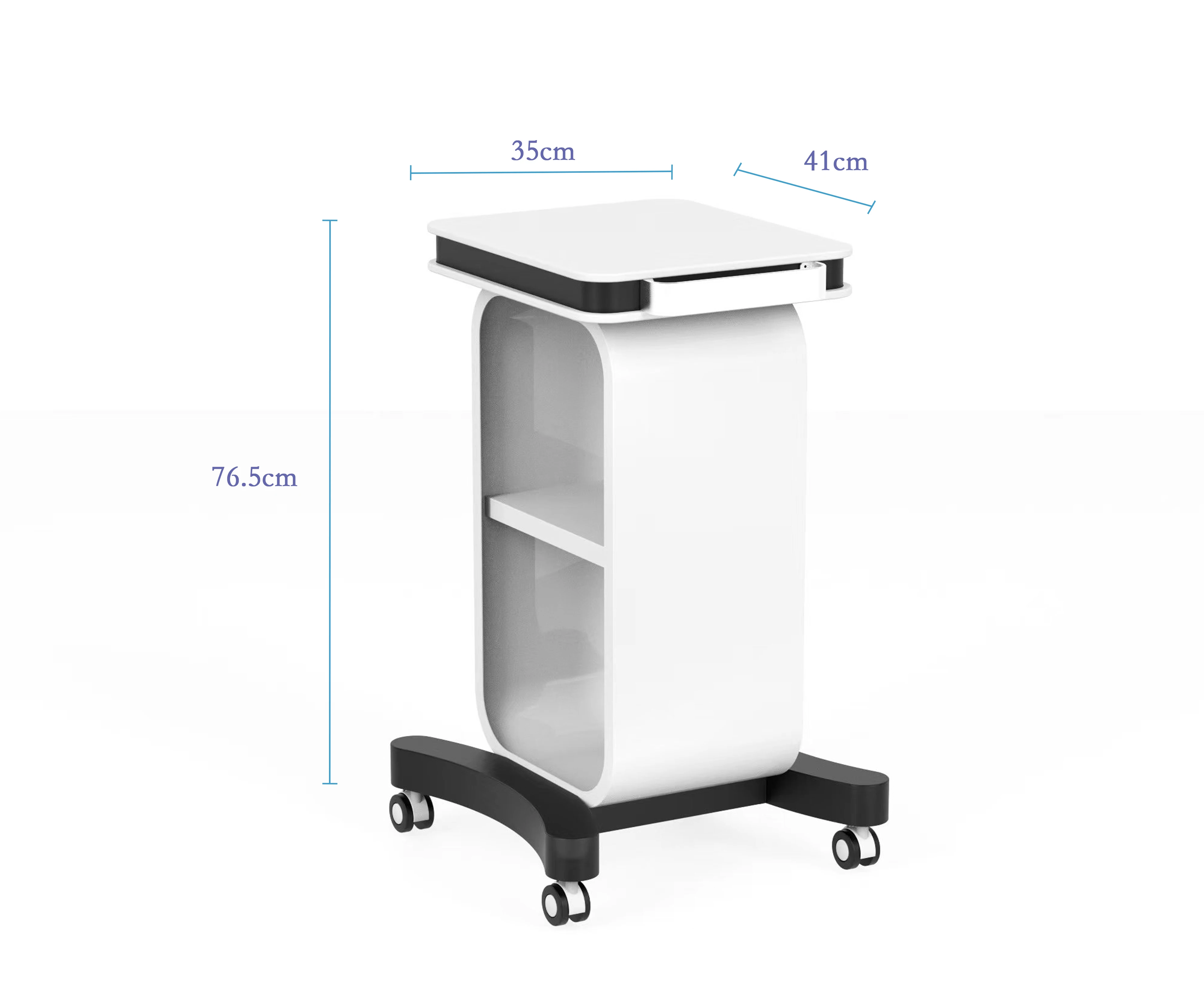 All lron reinforcement equipment trolley professional facial machine beauty salon tool trolly cart