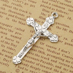 Hot Sale Wholesale Factory Price Fashion Fine Silver Color Jewelry Cross Of Jesus Pendants