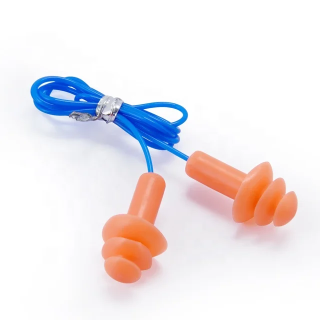 Hot Sale Reusable Silicone Earplugs for Shooting,Swimming and Construction