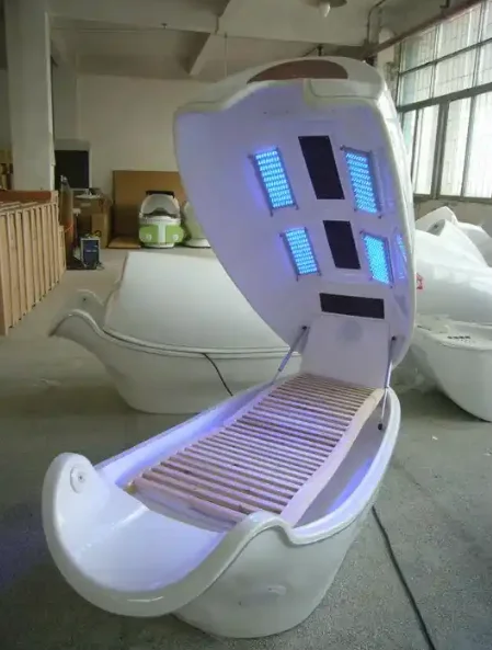 Infrared Sliming Spa Capsule With Led + Music Dry Spa Sauna With Led Light (With 2pcs Led Pads)