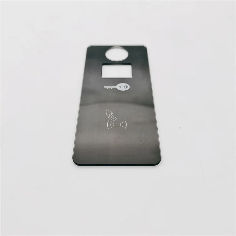 Customized Touch Tempered Glass Panels Silk Screen Printing Smart Lock Panel Glass