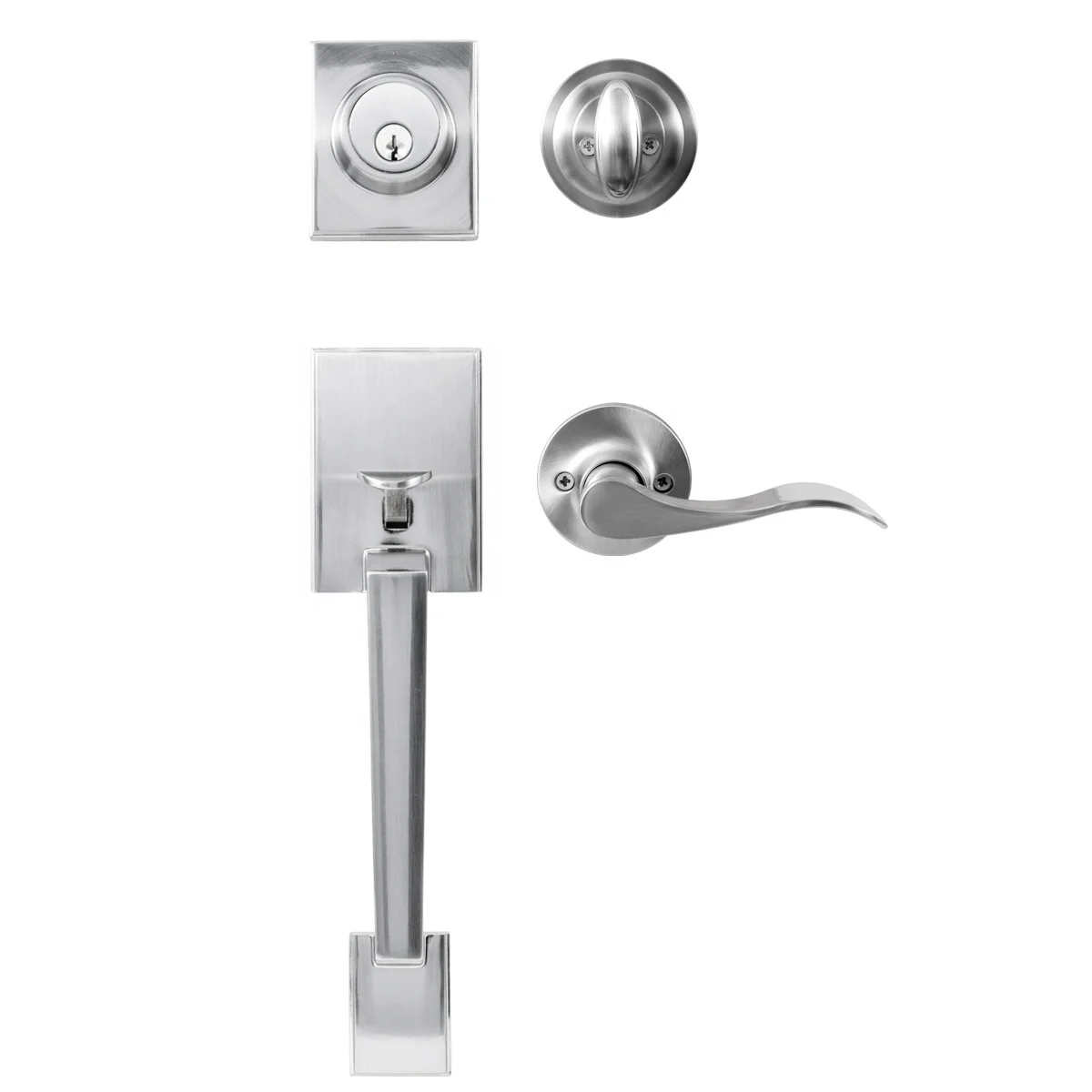 MAXAL 2024 Export High Quality Grip Handle and Lever Door Lock Combo Set For Home House Office Apartment Hotel Door Lock