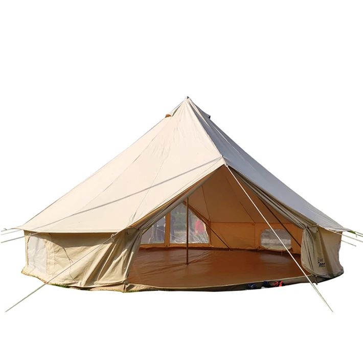 6m Customized Outdoor Quality Hotel Glamping Tent with Bathroom