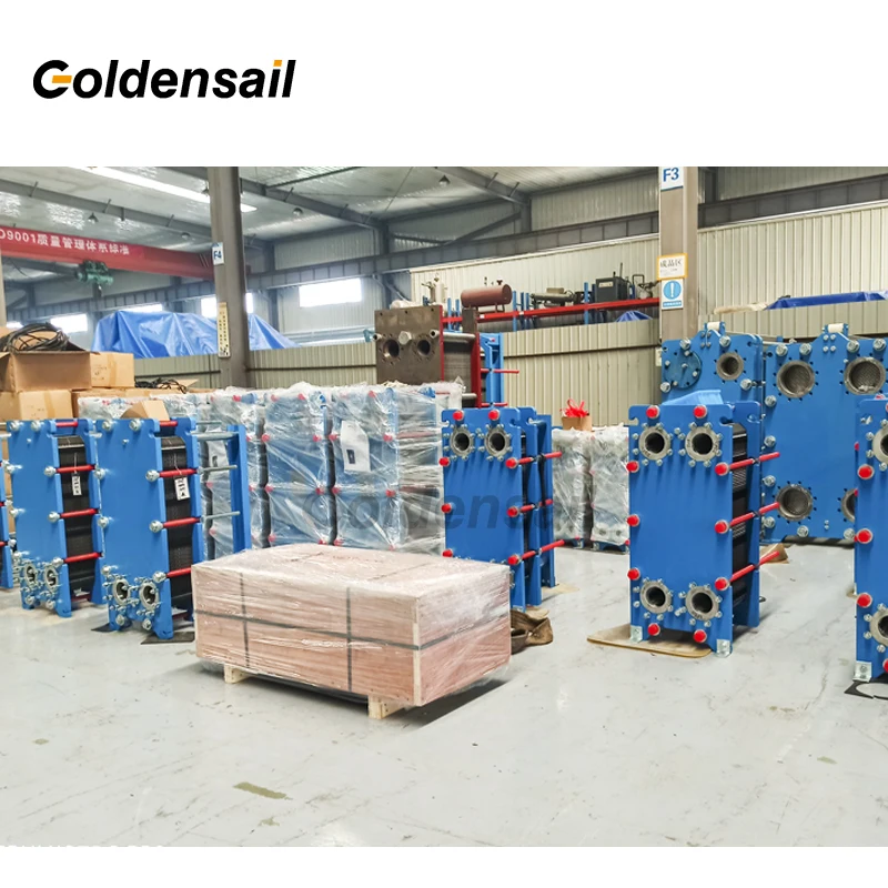 High capacity titanium phe plate heat exchanger for desalination