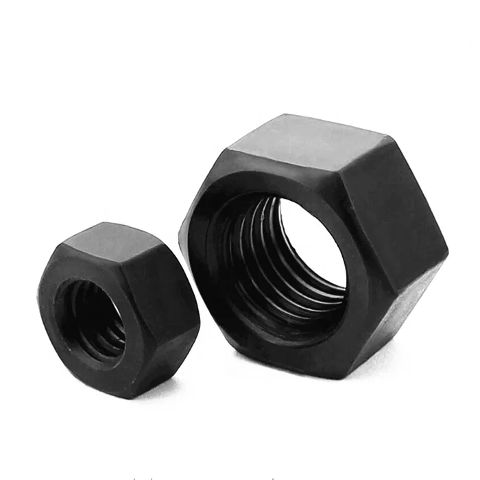 Good Quality plastic nylon black Hex Nut